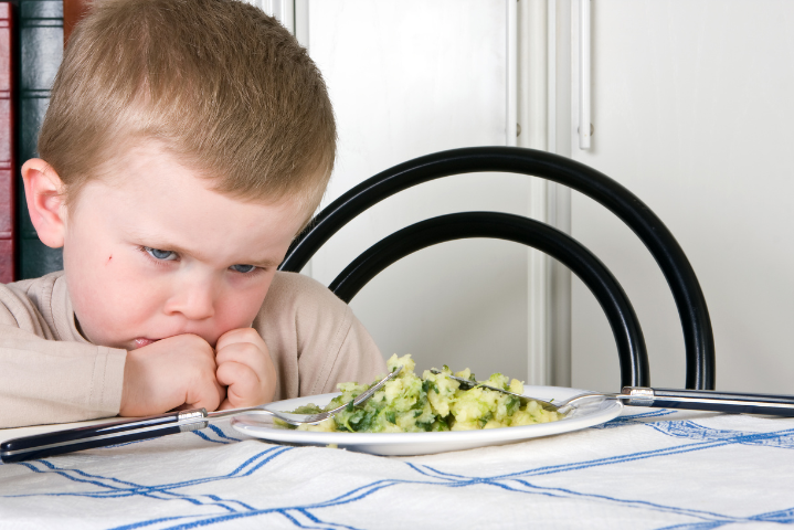 Toddler not eating his broccoli